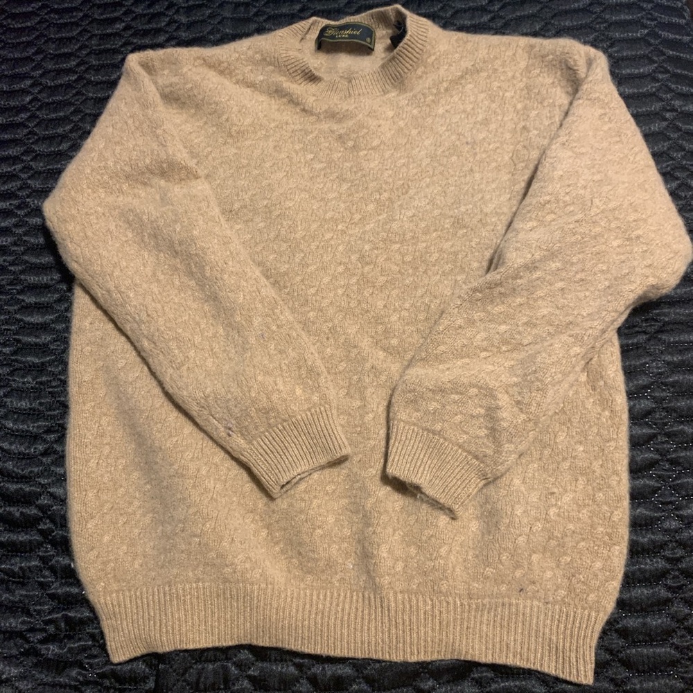 Beige wool sweater